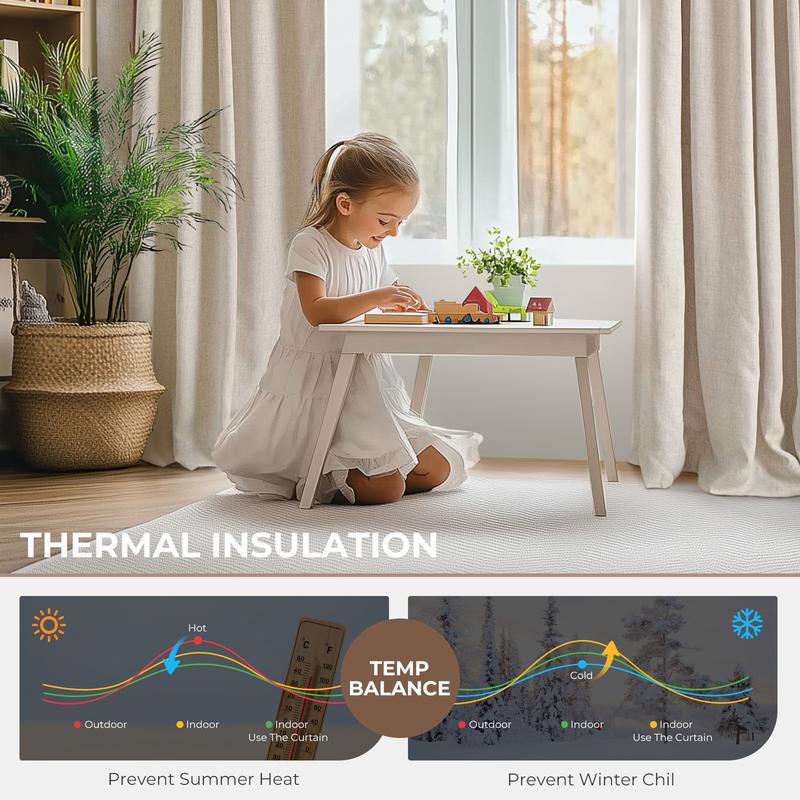 2pcs Blackout Curtains